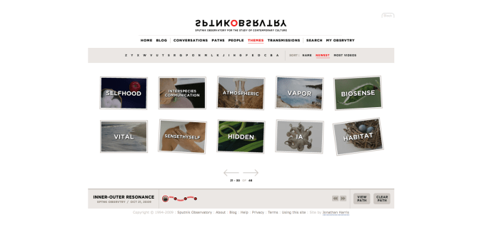 Sputnik Observatory - Themes